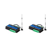 Vjsujehgy 2X GP4-WLTE Smart 4G Global gsm SMS App Controller RS485 Web Control 4 CH 4-20Ma Ingressi Analogici Uscite Relè 10A, Spina UE
