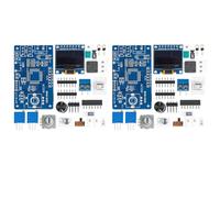 Vjsujehgy 2X Kit Oscilloscopio LCD Mini DOS STC8K8A Microcomputer A Chip Singolo Pratica di Saldatura Elettronica Parti Sciolte Guscio
