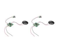 Vjsujehgy 2X Micro-USB 8M Suono Voce Audio Musica Registrabile Scheda Chip Modulo Musicale Programmabile Biglietto D'Auguri Strumenti DIY