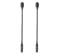 Vjsujehgy 2X Microfono Dinamico Professionale per DJ con Interruttore per Mixer, Microfono Dedicato per Gridare Dischi, Microfono per DJ A Collo D'Oca per Bar KTV