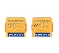 Vjsujehgy 2X Modulo Interruttore Dimmer Intelligente Tuya Zigbee Controllo 1 Canale Luci LED Interruttore Dimmerabile Regolazione Continu Controllo Vocale