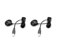 Vjsujehgy 2X Modulo Ricevitore GNSS Ricevitore GPS GLONASS USB Antenna, Sostituisce Bu-353S4, BU353S4, Protocollo USB 0183NMEA