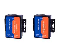Vjsujehgy 2X Modulo Server Ethernet -TCP232-302 Modulo Server da RS232 Un Ethernet IP Supporto Convertitore Ethernet DHCP/