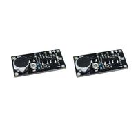 Vjsujehgy 2X Modulo Trasmettitore di Sorveglianza per Microfono Wireless FM 88-115 MHz, Condensatore Regolabile, Tensione DC 2 V 9 V 9 MA