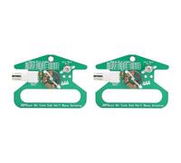 Vjsujehgy 2X No Tune End Fed Modulo Antenna Un Mezza Antenna No Tune Assemblaggio Portatile Un Mezza Componente con Impedenza di 50 Ohm