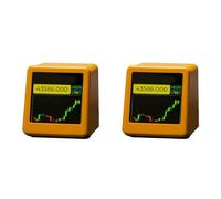 Vjsujehgy 2X per Bitcoin, Visualizzazione di Azioni di Criptovaluta, Tasso di Cambio, Ticker del Monitoraggio dei Prezzi, Orologio Meteo C