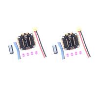 Vjsujehgy 2X Scheda ESC 4INI 60A Che Supporta Motori Brushless 3-6S, Supporta DShot300 600/Multishot/Oneshot FPV UAV F4 Flight Control