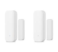 Vjsujehgy 2X Sensore Magnetico Intelligente per Porta Sensore per Porta Zigbee per La Sicurezza Domestica Sensore di Contatto Wireless Programmabile con Smart Life