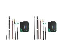 Vjsujehgy 2X Set di Schede di Sviluppo Heltec V4 Meshtastic WiFi Lora 32 con Antenna Morbida SX1262 Alimentato A Energia Solare BLE A Basso Consumo