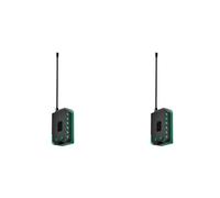 Vjsujehgy 2X Set di Schede di Sviluppo WiFi Lora 32 V4 Meshtastic con Batteria da 3000 mAh con Guscio con Antenna Morbida SX1262 BLE A Basso Consumo