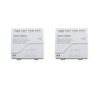 Vjsujehgy 2X Smart Remote Control WiFi Switch Module 4CH 7-32V USB 5V Inching Autobloccante RF433 Ricevitore Relè A 4 Vie