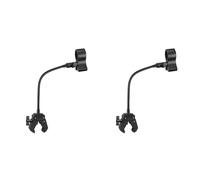 Vjsujehgy 2X Supporto per Microfono, Braccio Versatile per Microfono per Treppiede da Scrivania, Supporto per Microfono A Collo D'Oca con Supporto per Microfono A Morsetto