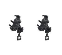 Vjsujehgy 2X Supporto per Telefono per Moto con Smorzatore di Vibrazioni, Supporto per Manubrio ATV, Funzionamento con Una Sola Mano