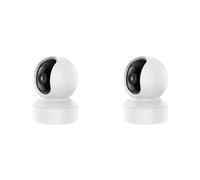 Vjsujehgy 2X Tuya Smart Wireless Mini IP Camera da 2MP Cloud Storage 1080P HD WiFi Sorveglianza Interna Monitor per Visione Notturna Spina Europea