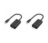Vjsujehgy 2X Video Compatibile da Tipo C un Compatibile da USB C un Adattatore per Display TV da Tipo C un HD Convertitore USB 3.1 4K 60Hz