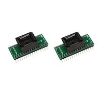 Vjsujehgy 2X Zoccolo Tester Adattatore Programmatore IC Universale da PLCC32 A DIP32 per TL866CS TL866A EZP2010 G540 SP300