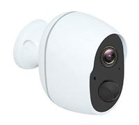 Vjsujehgy 3MP 9000MAh Batteria WIFI Telecamera di Sorveglianza Tuya Smart Home Sicurezza Esterna Protezione Telecamera CCTV Wireless(A)