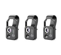 Vjsujehgy 3X Accessorio per Microscopio per Cellulare 200X con Microscopio A Finestra, Mini Microscopio Digitale Portatile con Luce un LED/Clip Universale