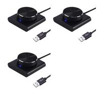 Vjsujehgy 3X Controllo del Volume USB Lossless PC Altoparlante del Computer Regolatore del Volume Manopola di Regolazione Controllo Digitale con Un Tasto Mute