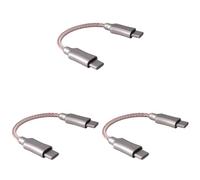 Vjsujehgy 3X Decodifica Portatile Amplificatore OTG Da Tipo C Un Tipo C di Registrazione Audio Un 8 Core per Adattatore OTG per Cuffie HiFi