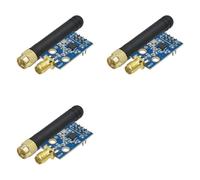Vjsujehgy 3X Modulo Wireless CC1101 con Antenna SMA Modulo Ricetrasmettitore Wireless per 433 MHz Migliora Il Segnale