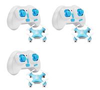 Vjsujehgy 3X RC Quadcopter Cx10 Mini Drone Telecomandato 2.4G 4CH con LED Elettronico Elicottero Elettrico Aereo Giocattoli per Bambini-C