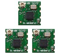 Vjsujehgy 3X RTL8188FTV Modulo WiFi Wireless con Blocco per Linux Android Interfaccia USB 2.4GHz BL-M8188FU3