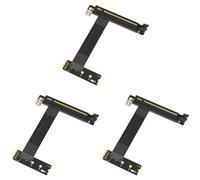 Vjsujehgy 3X Scheda Adattatore Riser Scheda Grafica M.2 NGFF Key M A PCI-e 16x, di Prolunga da Nvme A PCI-Express 16X (Direzione)