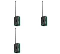 Vjsujehgy 3X Set di Schede di Sviluppo WiFi Lora 32 V4 Meshtastic con Batteria da 3000 mAh con Guscio con Antenna Morbida SX1262 BLE A Basso Consumo