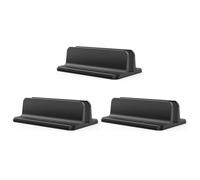 Vjsujehgy 3X Supporto Verticale per Laptop, Supporto per Laptop Regolabile Supporto da Tavolo con Dimensioni del Dock Regolabili (Fino Un 17,3 Pollici)