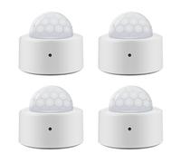 Vjsujehgy 4 Pezzi 2 In 1 Tuya Zigbee 3.0 PIR Motion Detector Security Anti-Theft Alarm Sensor Human Motion WIFI Smart Light Sensor