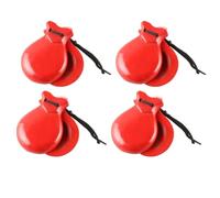 Vjsujehgy 4 Pezzi Nacchere Spagnole Nacchere In Legno per Flamenco, Strumento Musicale A Percussione per Principianti, B