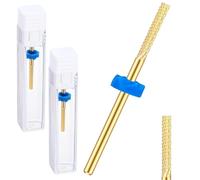 Vjsujehgy 4 Punte per Trapano per Unghie In Carburo, Punte per Trapano per Cuticole, Rimozione Elettrica Delle Cuticole per La Pulizia Delle Unghie, Manicure,