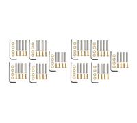 Vjsujehgy 40 Squisite per Computer da 80 Mm, 90 Mm, 120 Mm, 140 Mm, PC Gamer, Spessore 25 Mm, Ventola di Raffreddamento RGB, Accessori DIY