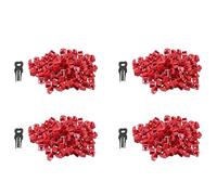 Vjsujehgy 400PZ Rosso RJ45 Port Ethernet LAN Hub Anti Dust Cover Plug cap Blockout Protector con Serratura E Chiave Proprietarie