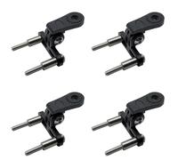 Vjsujehgy 4X Adattatore per Montaggio su per Bicicletta per Montaggio su Stelo Luce Anteriore per Bicicletta Un LED Staffa per Supporto per Lampada Connettore Tipo Fotocamera
