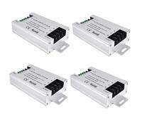 Vjsujehgy 4X Controller Amplificatore LED RGB 360W DC12V-24V 30A Guscio in Alluminio per Lampada A Strisce LED RGB 5050 3528 SMD