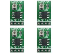 Vjsujehgy 4X DC 3.3V 3.7V 5V LED Driver 30-1500MA Corrente Costante Modulo Regolabile PWM Scheda di Controllo per USB 18650 Li-Ion