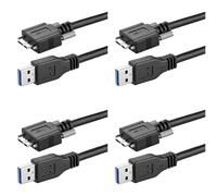 Vjsujehgy 4X di Prolunga per Fotocamera USB 3.0 Tipo A A Micro-B con di Bloccaggio, 1,5 M