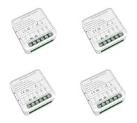 Vjsujehgy 4X il Modulo Interruttore Tuya WiFi Smart Dimmer Supporta il Controllo un 2 Vie Luci LED Interruttore Dimmerabile Funziona con Home