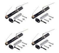 Vjsujehgy 4X Kit per Barra Testa In Nichel Nero A 5 Corde Accessori per Basso per Chitarra