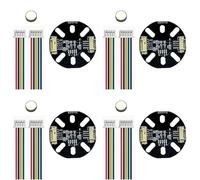 Vjsujehgy 4X MT6701 Encoder Magnetico 14 Bit Ad Alta Precisione IIC+AB1024 Supporta La Comunicazione IIC//PWM/da per Motori Brushless