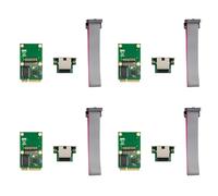 Vjsujehgy 4X Scheda di Rete Gigabit Mini PCIE RTL8111F Scheda LAN Ethernet Un Porta Singola Realtek 8111F Scheda di Rete di Controllo Industriale