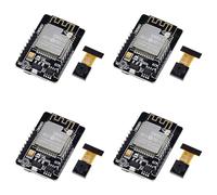 Vjsujehgy 4X Scheda di Sviluppo -Cam Modulo Multifunzione WiFi ESP-32S con Modulo OV2640 Modulo WiFi+Bluetooth