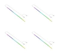 Vjsujehgy 4X Striscia LED Barra Magnetica per Computer 5V/3PIN ARGB Striscia per Scheda Madre Barra Colorata per Atmosfera DIY per Case PC