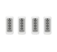 Vjsujehgy 4X Wireless 433MHZ Bianca A 4 Pulsanti EV1527 Wireless con Codice di Apprendimento