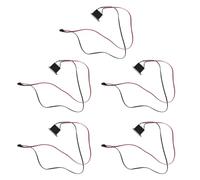 Vjsujehgy 5 Pezzi DC 12V Mini Neon EL Wire Power Driver Controller per Striscia A LED da 1-5 M Adattatore di Alimentazione Inverter