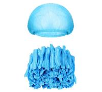 Vjsujehgy 500 Pezzi di Cuffie Monouso Bouffant Bulk 21 Pollici Cuffie Antipolvere Elastiche Retine per Capelli per il Servizio di Ristorazione A