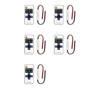 Vjsujehgy 5X 11 Mini Wireless Remote Controller Controller per Strisce LED Monocolore Interruttore Wireless Controllo Dimmer