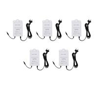 Vjsujehgy 5X Gruppo di Continuità 12V-2A per WiFi, Router, Modem, Telecamera di Sicurezza Mini UPS Protezione di Backup per Batteria Spina UE